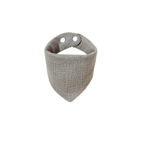 Adjustable Bandana Bib in Muslin Fabric