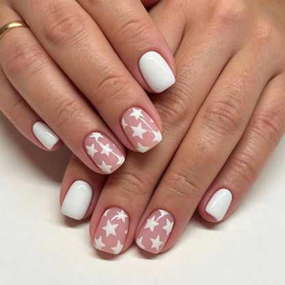 Star Pattern Nail Enhancements for Artistic Designs