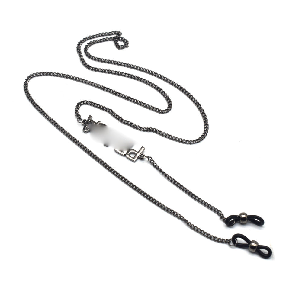 Silver Eyewear Chain with Adjustable Length