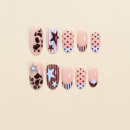 Nail Art Kit with Creative Designs and Patterns