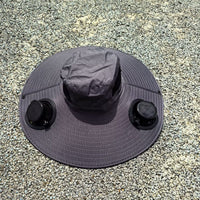 15 cm wide border, double fan, Solid Dark Gray
