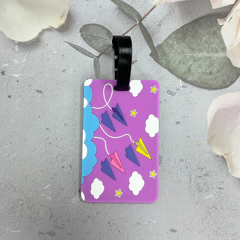 Travel Tag with Airplane Design