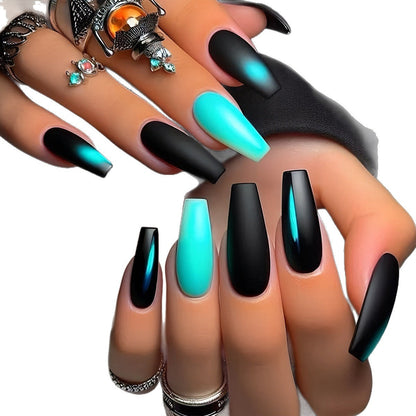 Trendy Ombré Acrylic Nails Design