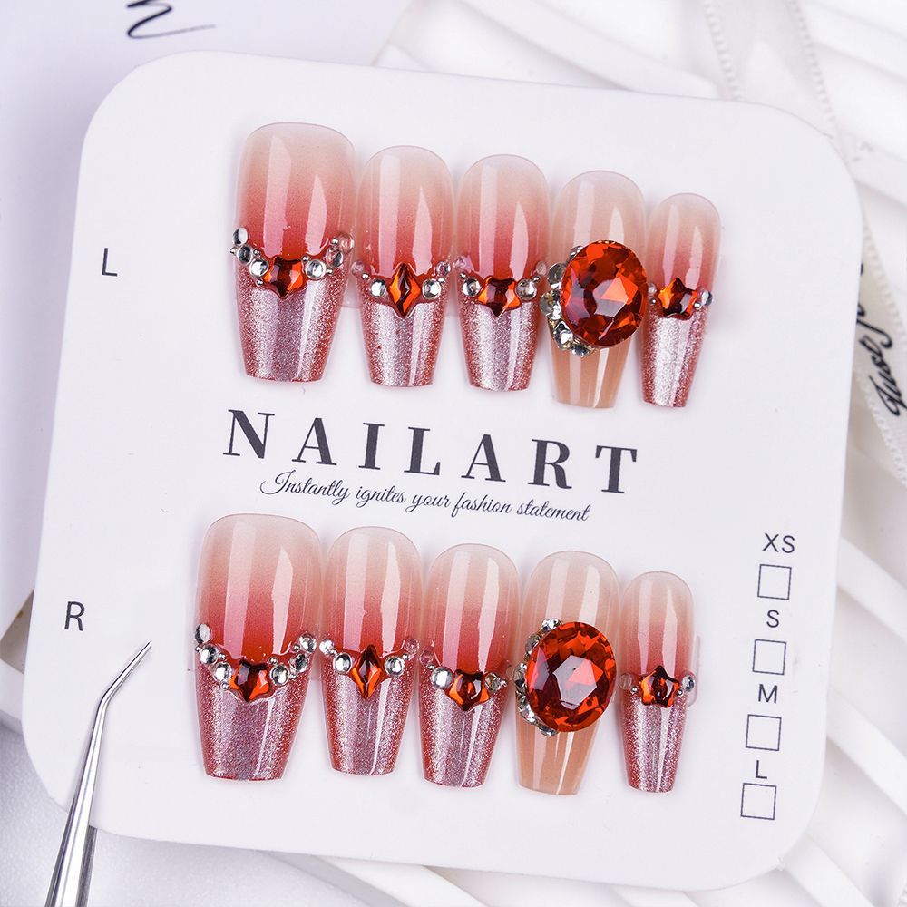 Cute Character Design Press-On Nail Set