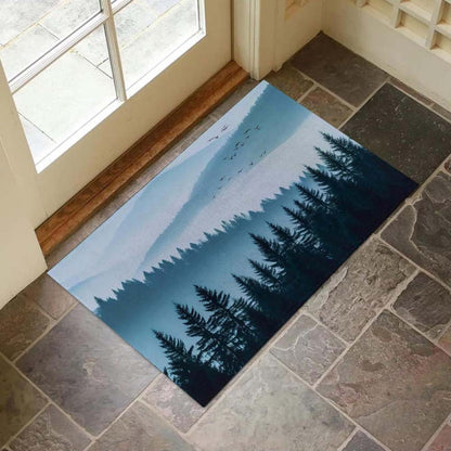 Geographical 3D Floor Mat in Taalita Design