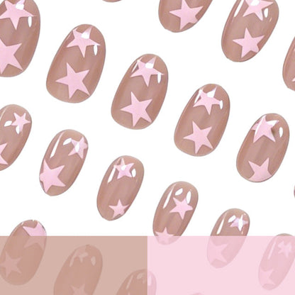 Star Pattern Nail Art Design for Creative Nails