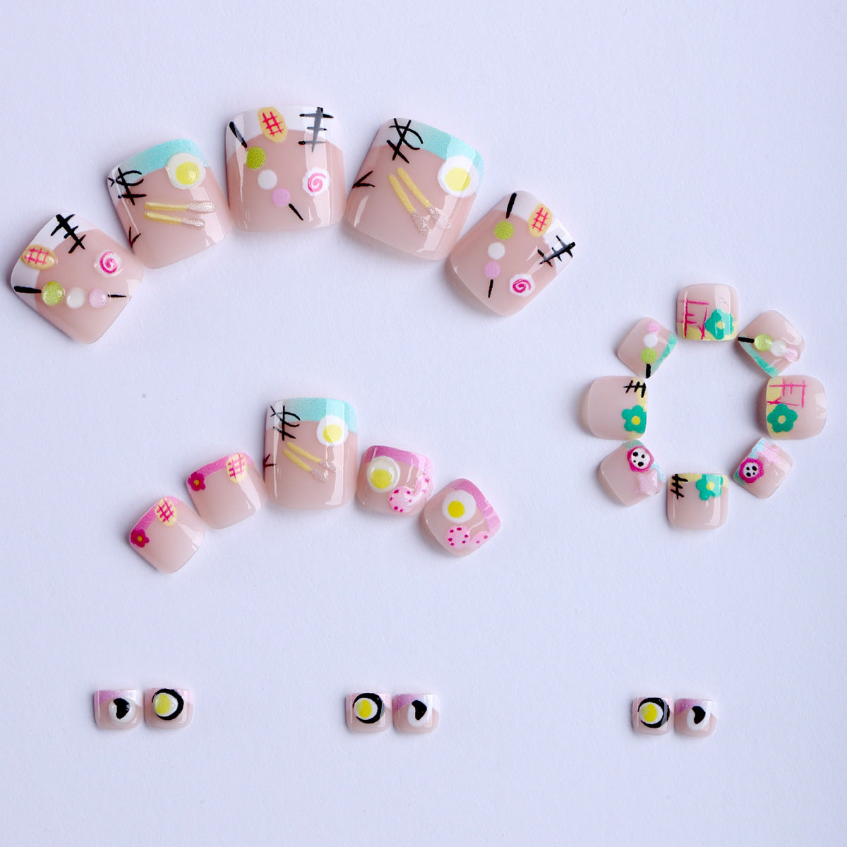 Artistic Toenail Design Patterns