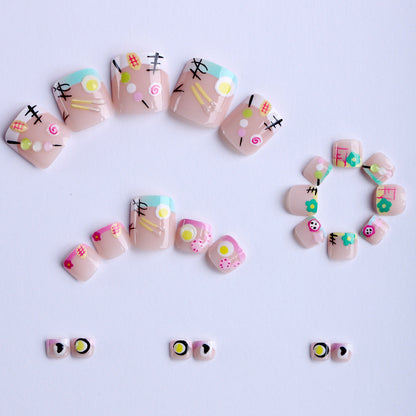 Artistic Toenail Design Patterns