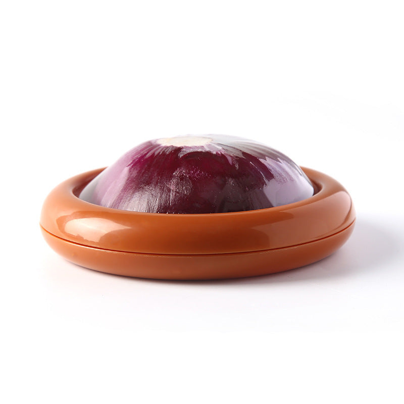 Silicone Sealed Storage Container for Half Onions - Airtight Keeper