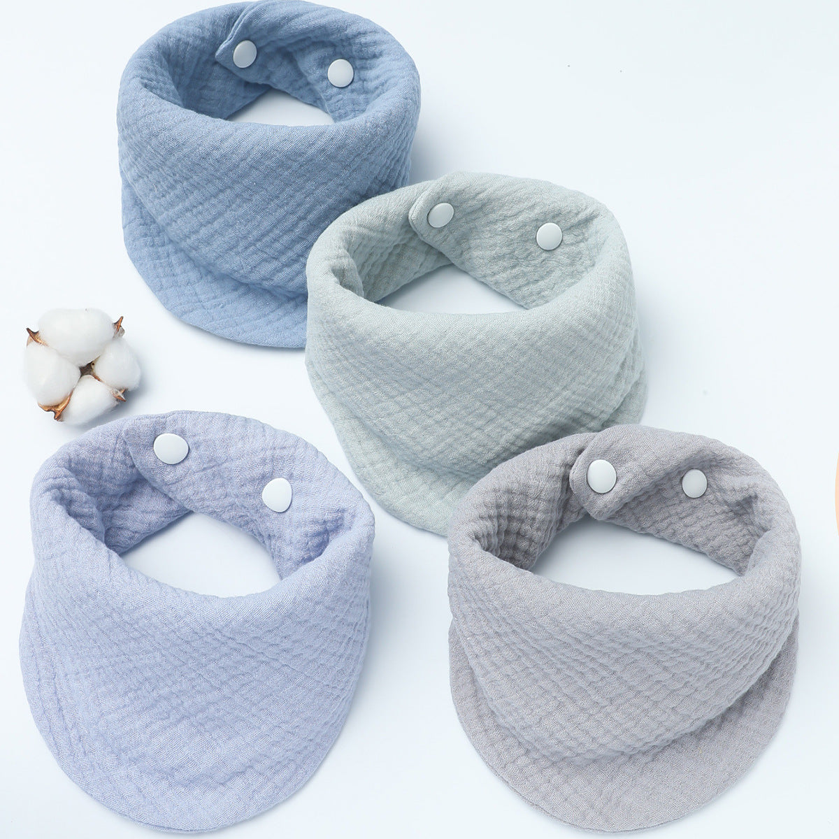 Reversible Cotton Scarf with Adjustable Design