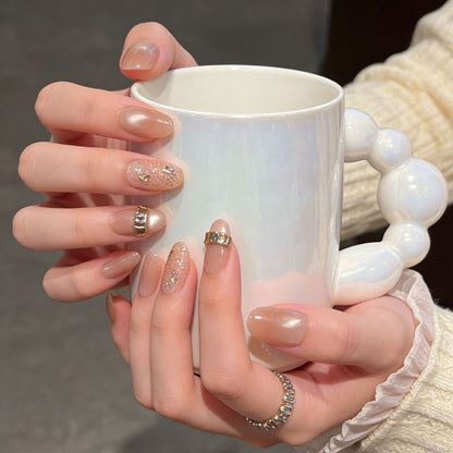 Set of 3D Decorative Press-On Nail Art