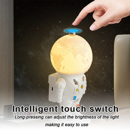 Creative Night Light for Bedroom - Resin Moon Lamp for Bedside Decor