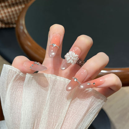Set of 3D Decorative Press-On Nail Art