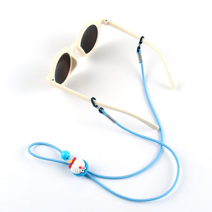 Cartoon Face Eyewear Strap with Adjustable Design