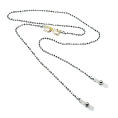 Silver Eyewear Chain with Adjustable Length