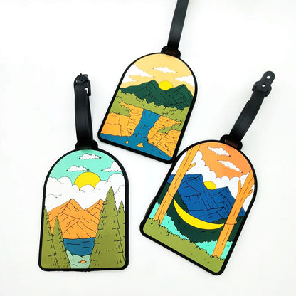 Luggage Tag with Adventure Theme