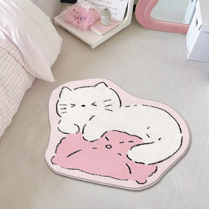 Charming Bear-Themed Area Rug for Kids' Rooms