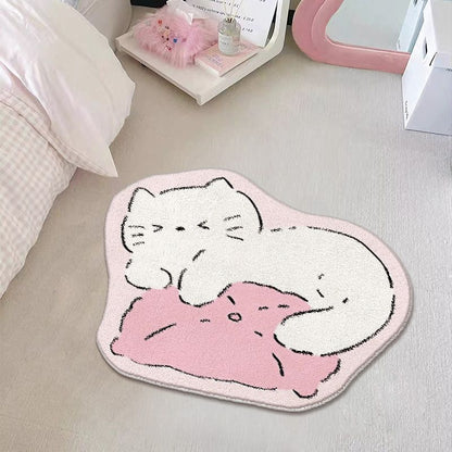 Charming Bear-Themed Area Rug for Kids' Rooms