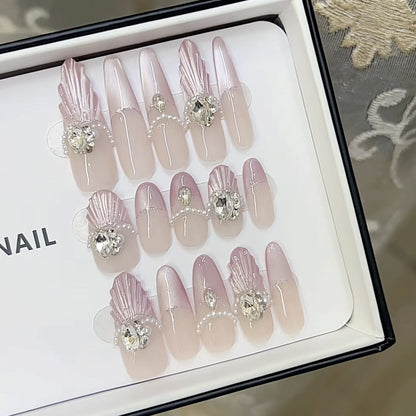 Set of 3D Press-On Nails for Decorative Style