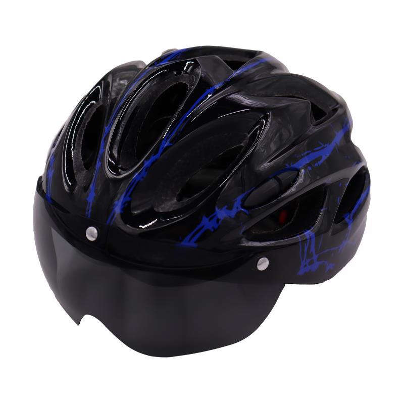 Ventilated Bicycle Helmet with Adjustable Fit