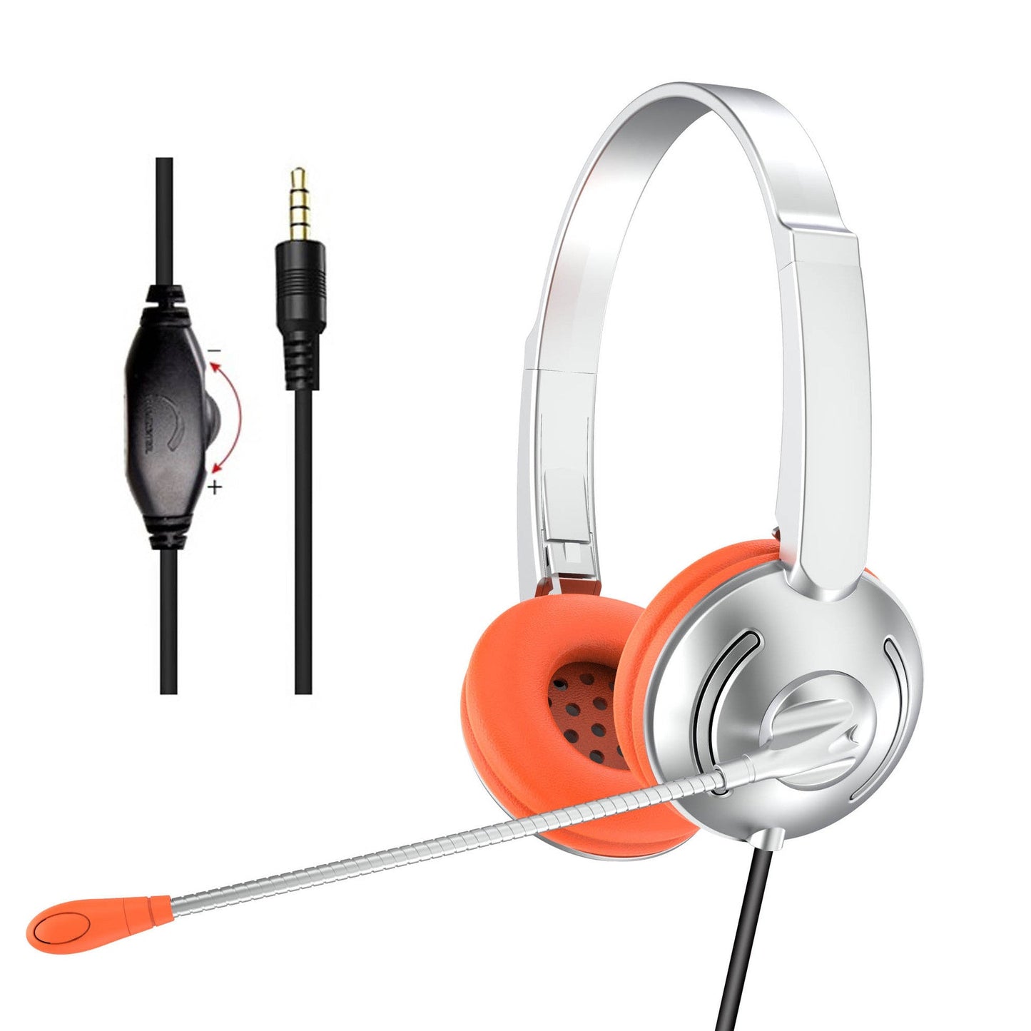 Flexible Stereo Headphones with Adjustable Fit
