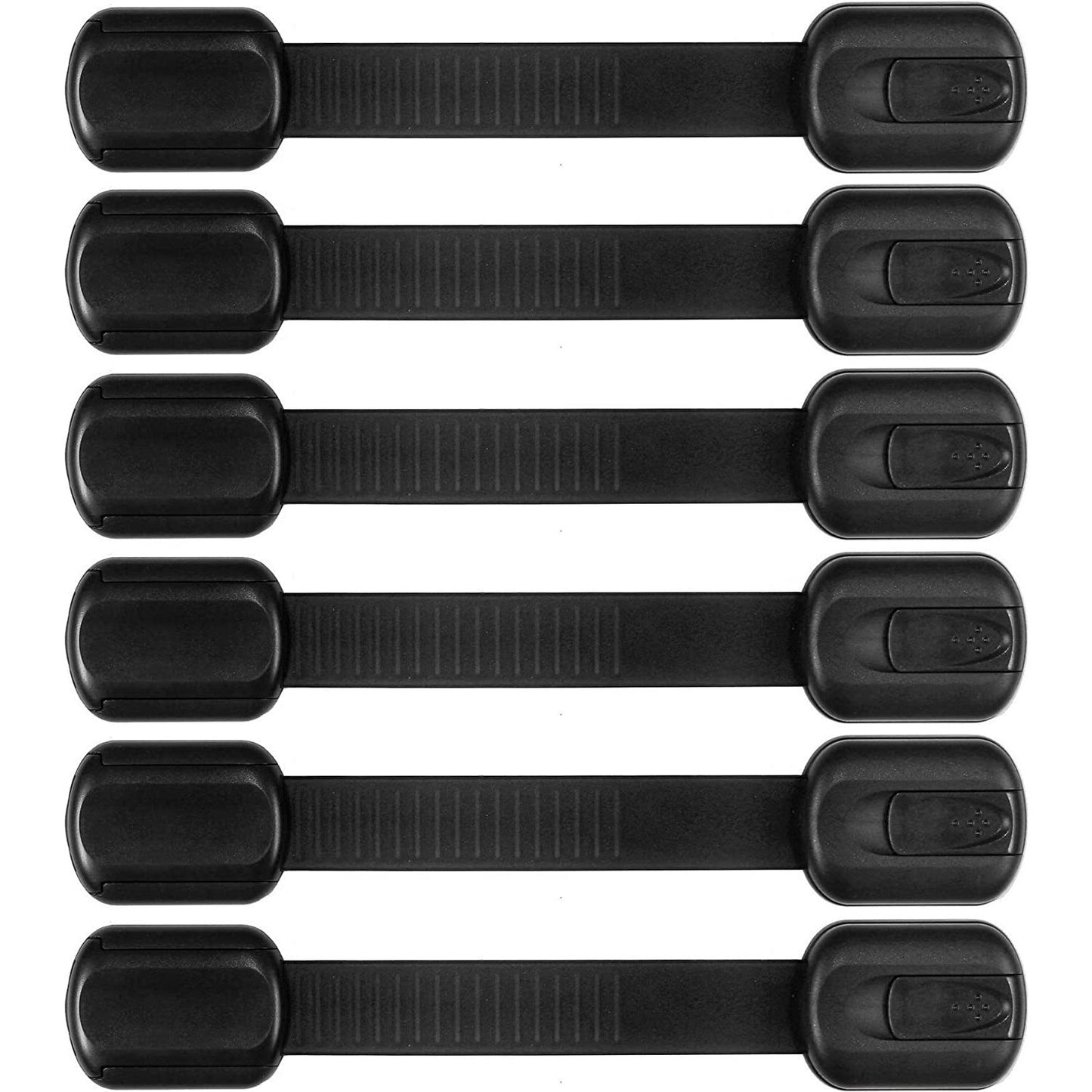 Security Strap for Doors with Adjustable Locking Mechanism