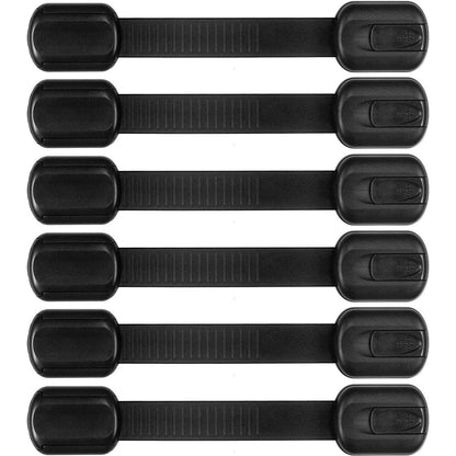 Security Strap for Doors with Adjustable Locking Mechanism
