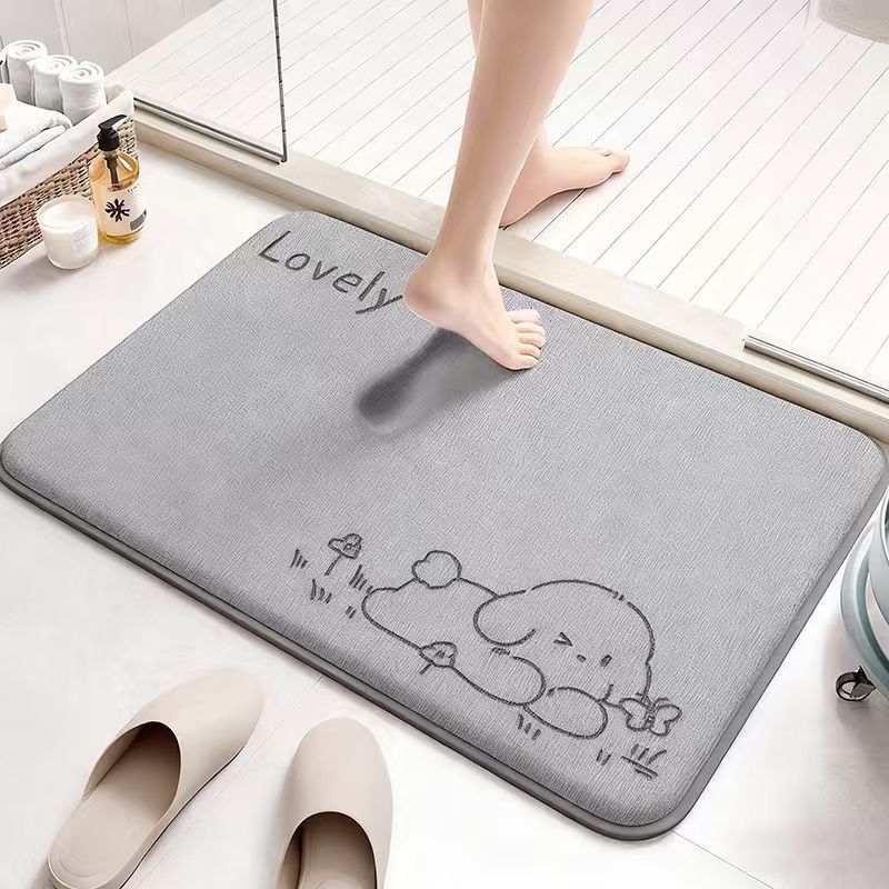 Cartoon Design Bath Mat – Highly Absorbent and Comfortable