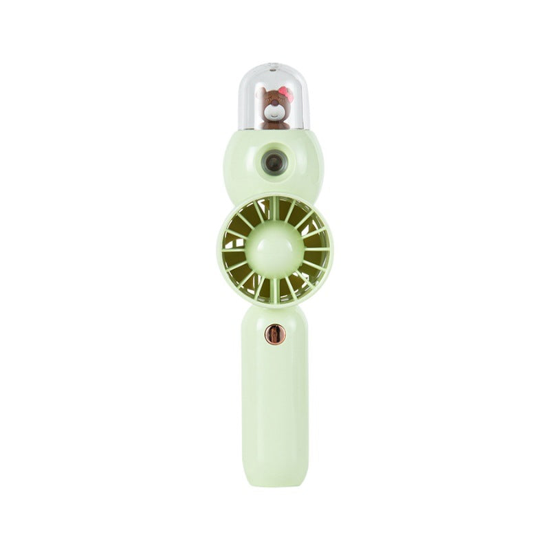 Cute Handheld Fan with Cartoon Design