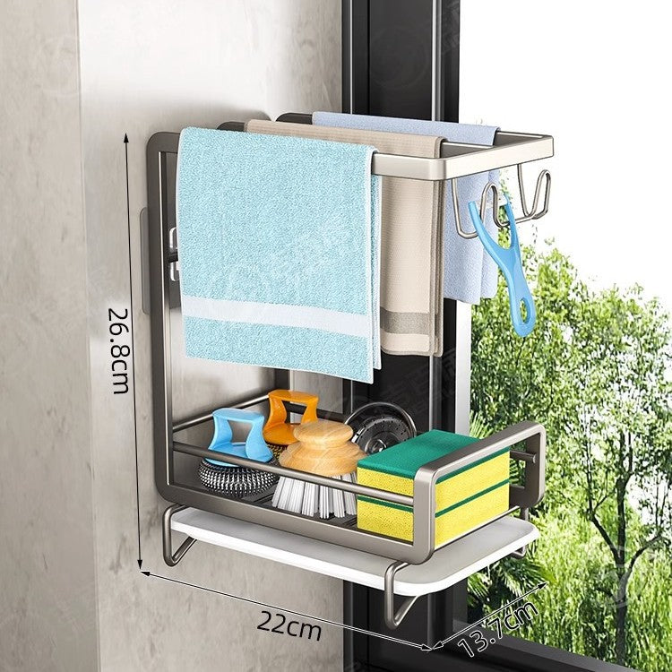 Extendable Dish Drying Rack for Kitchen Use