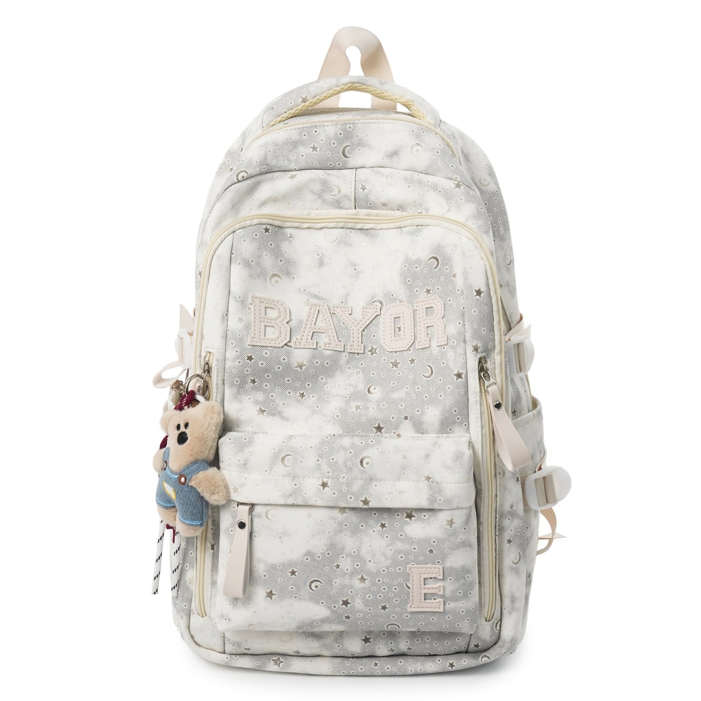 Backpack with Abstract Pattern Design