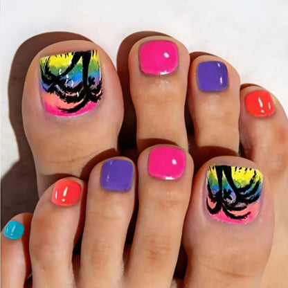 Colorful Creative Nail Art Design Set