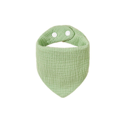 Adjustable Bandana Bib in Muslin Fabric