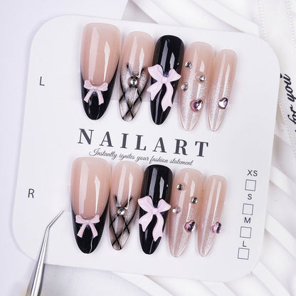 Cute Character Design Press-On Nail Set