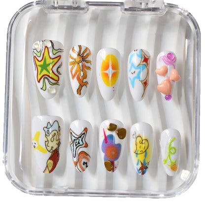 Artistic Design Press-On Nail Kit - Themed Collection