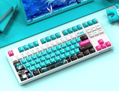 Custom Mechanical Keyboard with 87 Keys