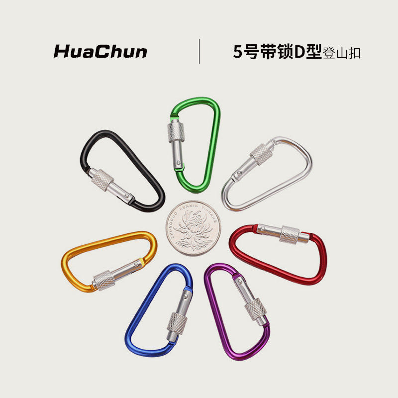 Lightweight Aluminum Carabiners for Outdoor Use