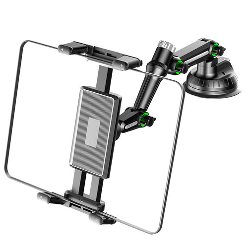 Telescopic Car Windshield Tablet Holder with Heavy-Duty Suction Mount
