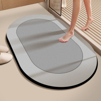 Water-Absorbing Bath Rug for Bathroom Flooring