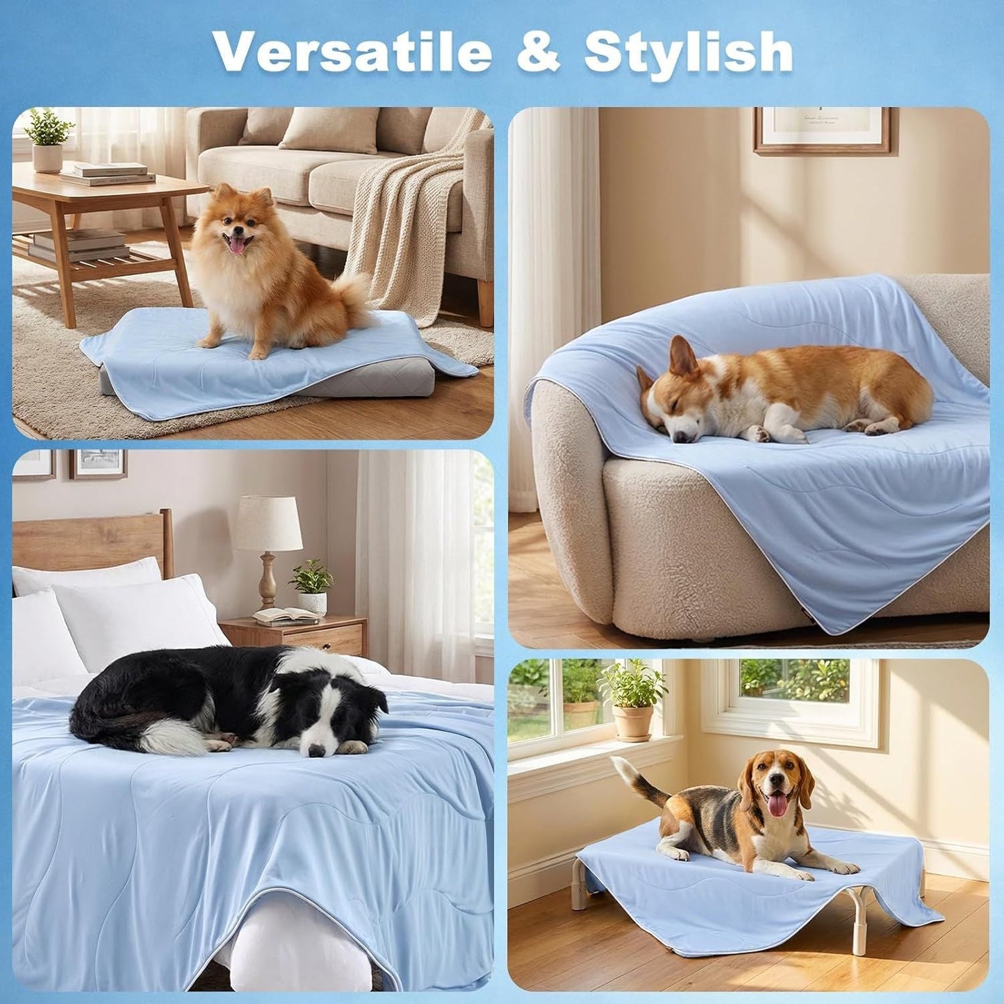 Dog Blanket Mat with Adjustable Features