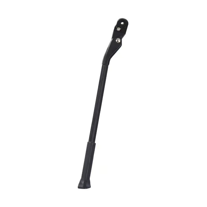 Adjustable Rear Bike Kickstand with Hinged Mount and Rubber Foot