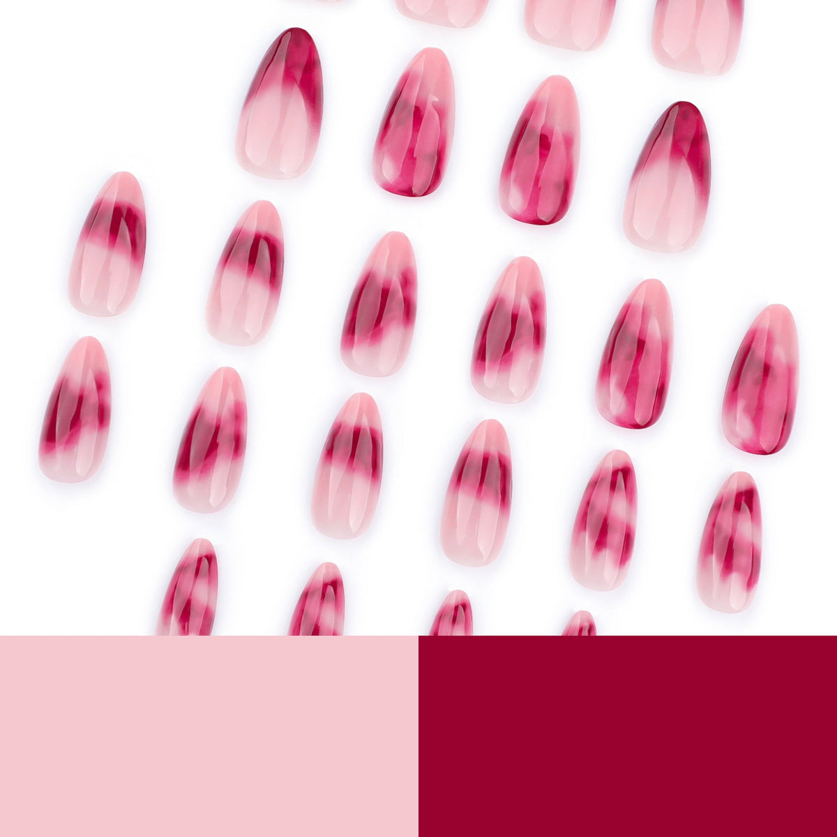 Glamorous Gradient Stiletto Nails – Artistic Design