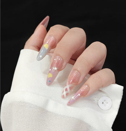 Glitter-Infused Press-On Nail Kit