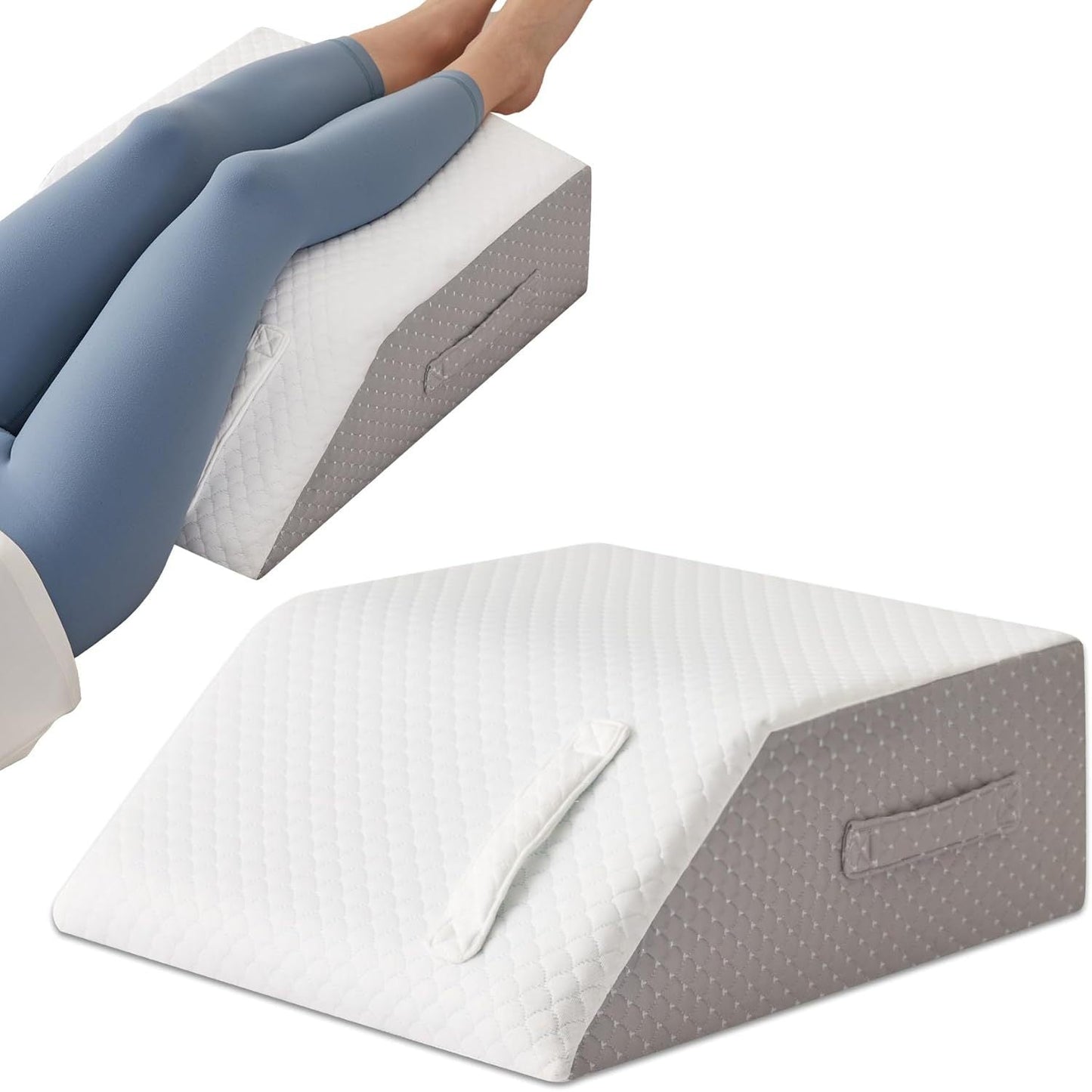 Comfortable Bed Wedge Pillow with Adjustable Height