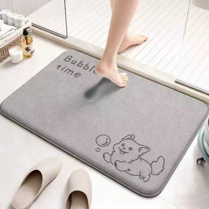Cartoon Design Bath Mat – Highly Absorbent and Comfortable