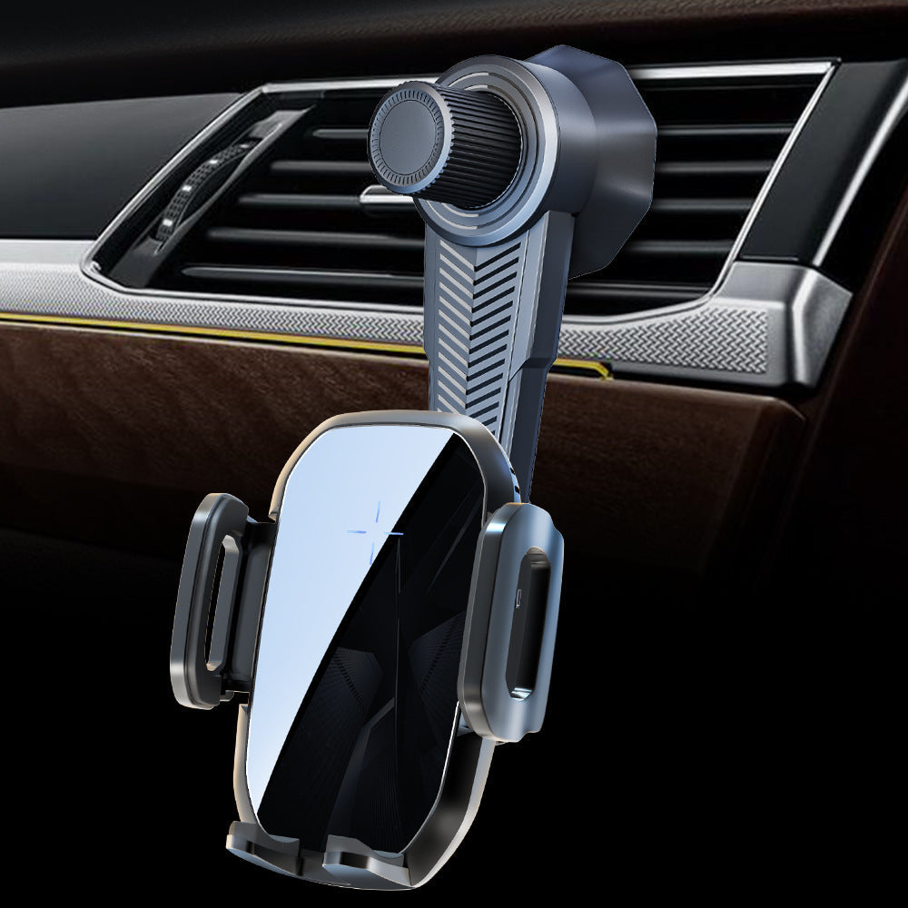 360-Degree Rotating Car Mount for Smartphones with Adjustable Air Vent Clip