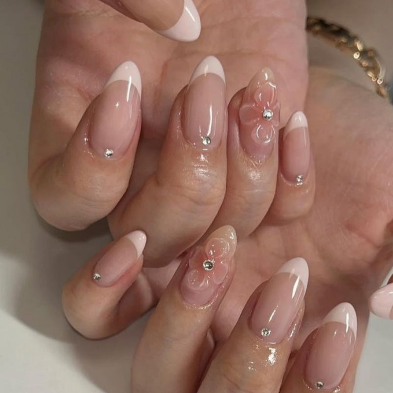 Press-On Nail Art Set with Animal Designs