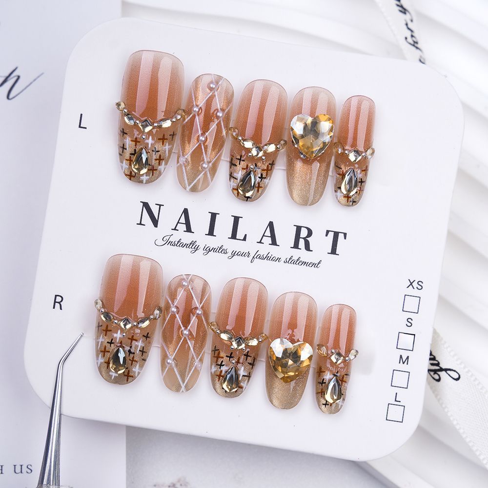 Cute Character Design Press-On Nail Set