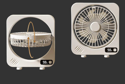 Portable Desk Fan with Adjustable Speed Settings