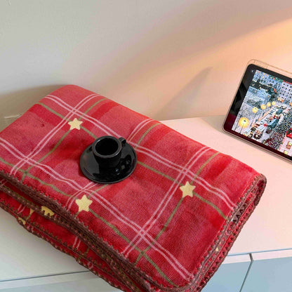 Cozy Throw Blanket with Animal Print Design